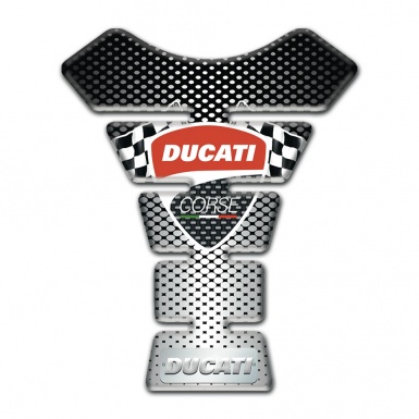 Ducati Tank Pad Protector Silver Black Edition 