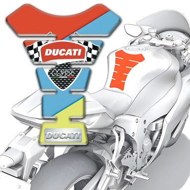 Ducati Tank Protector Fresh Colors Design 