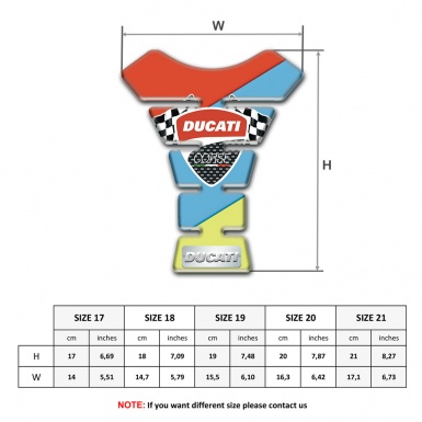 Ducati Tank Protector Fresh Colors Design 