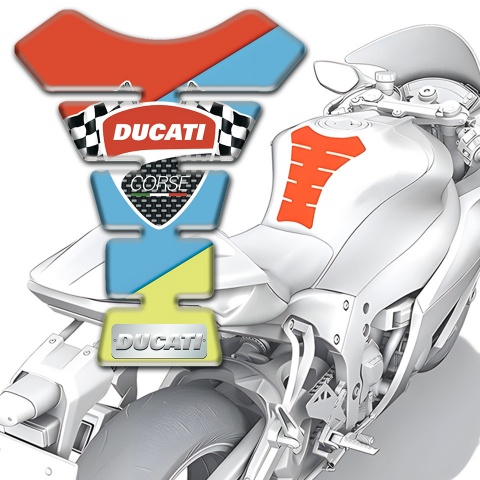 Ducati Tank Protector Fresh Colors Design 
