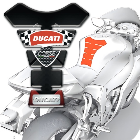 Ducati Tank Fuse Model with Dark Design 