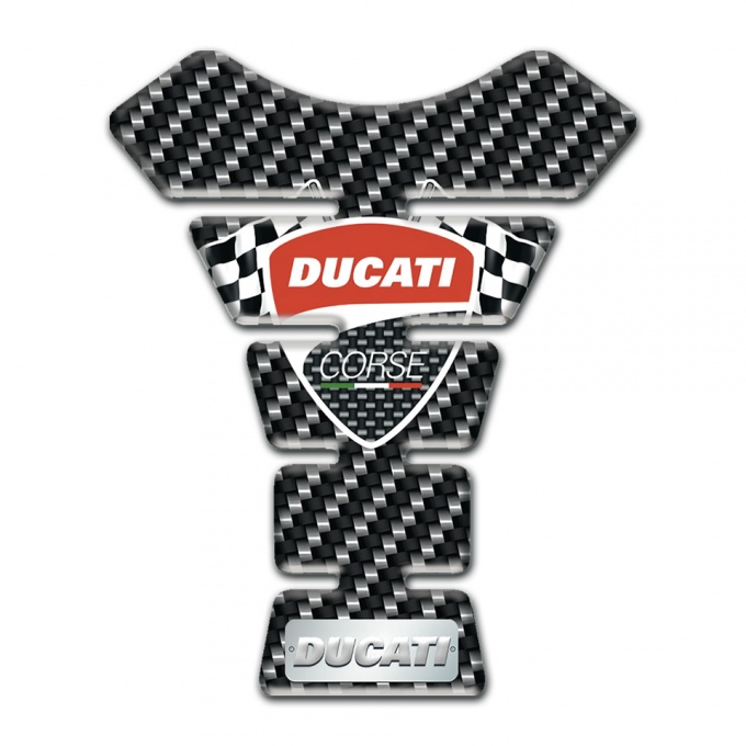 Ducati Tank Guard Pads Carbon Style 