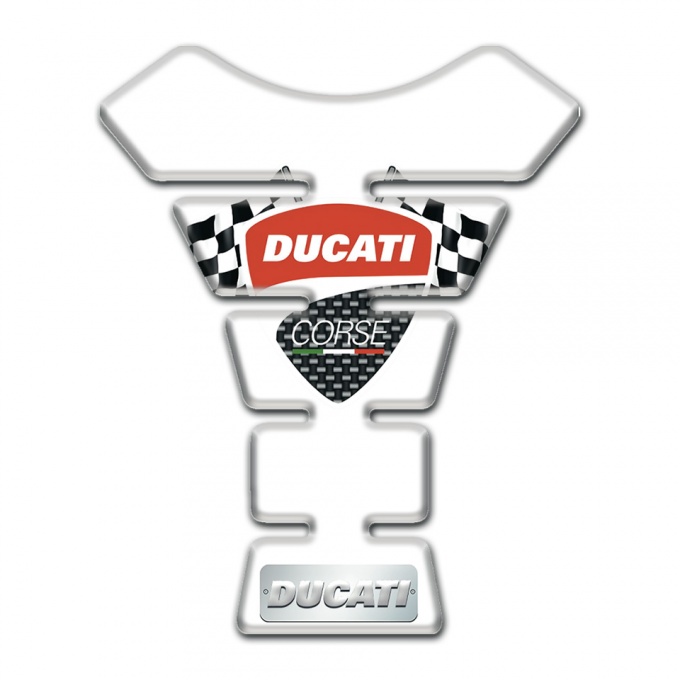 Ducati Tank Protector High End White Edition 