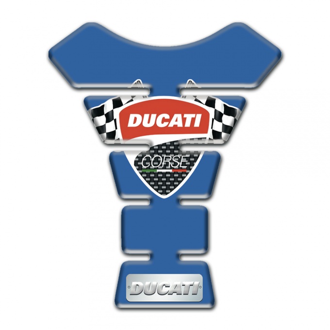 Ducati Tank Guard Pads Blue Edition 