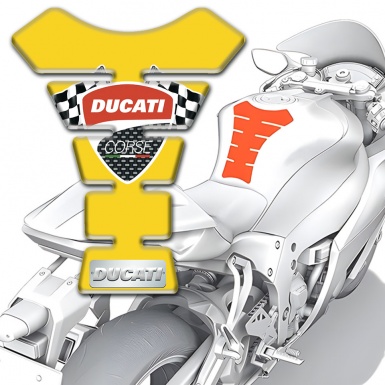 Ducati Tank Fuse Stylish Yellow Edition 