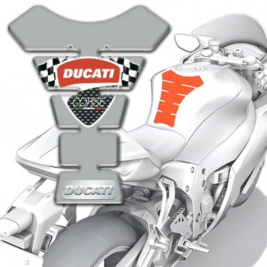 Ducati Tank Protector  High-Quality Gray Edition 