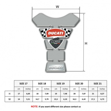 Ducati Tank Protector  High-Quality Gray Edition 