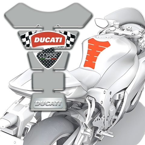 Ducati Tank Protector  High-Quality Gray Edition 
