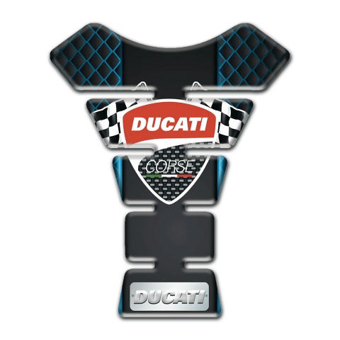 Ducati Tank Protector Neon Mesh Effect Style 