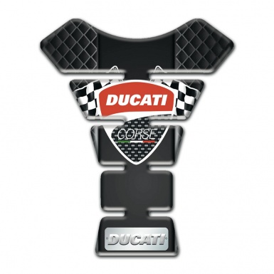 Ducati Tank Guard Pads Dark Mesh Edition 