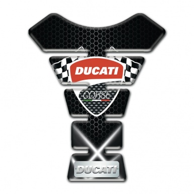 Ducati Tank Protector Crossed White Lights Style 