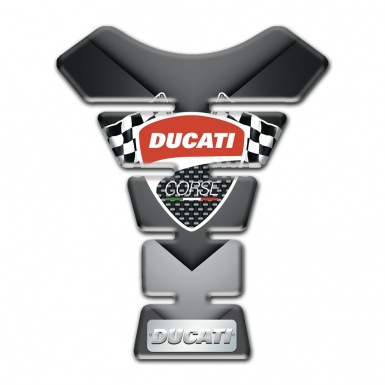 Ducati Tank Guard Pads Gray Nuance Style 