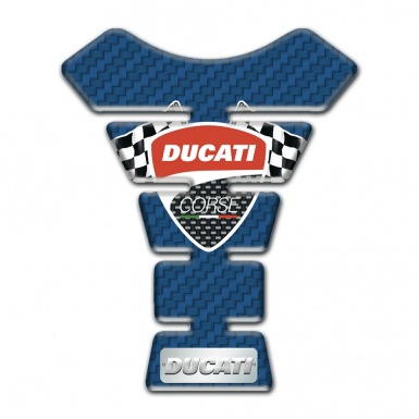 Ducati Tank Protector Navy Blue Carbon Edition 