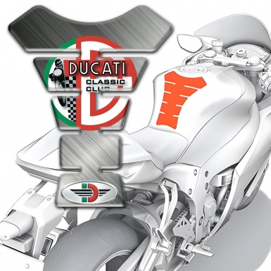 Ducati Tank Protector Matte Base Classic Club Style 