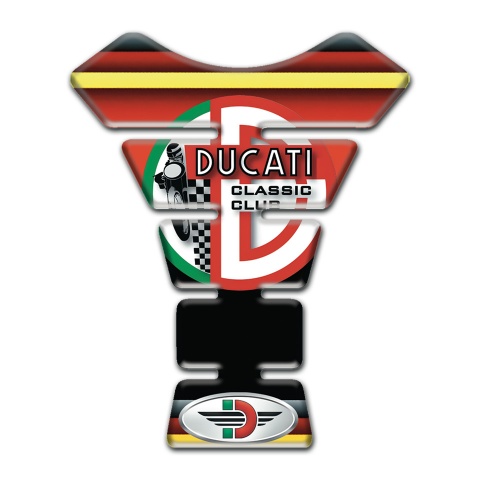 Ducati Tank Pad Protector Multicolored Print 