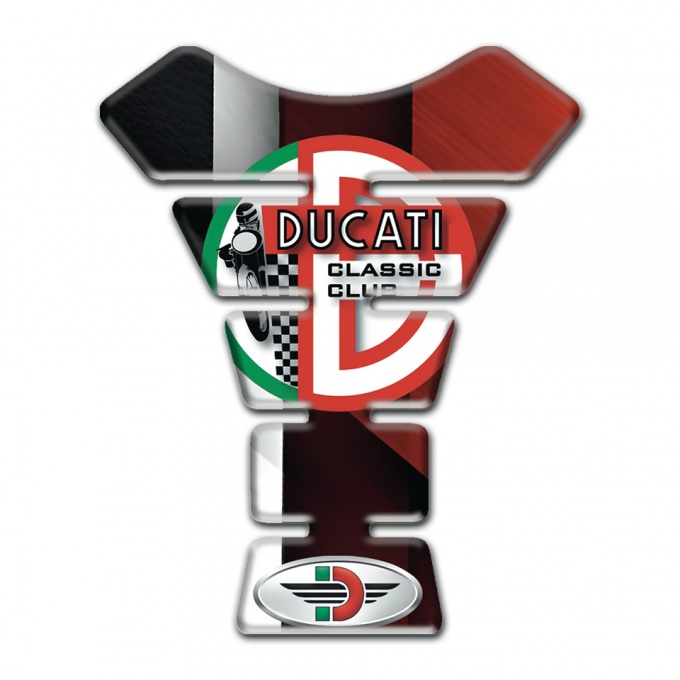 Ducati Tank Fuse Anti Slip Sticker with Unique Design 
