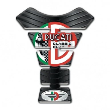 Ducati Tank Guard Pads Rubber Effect Style 