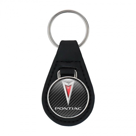 Pontiac Keyring Holder Leather Dark Carbon Color Edition