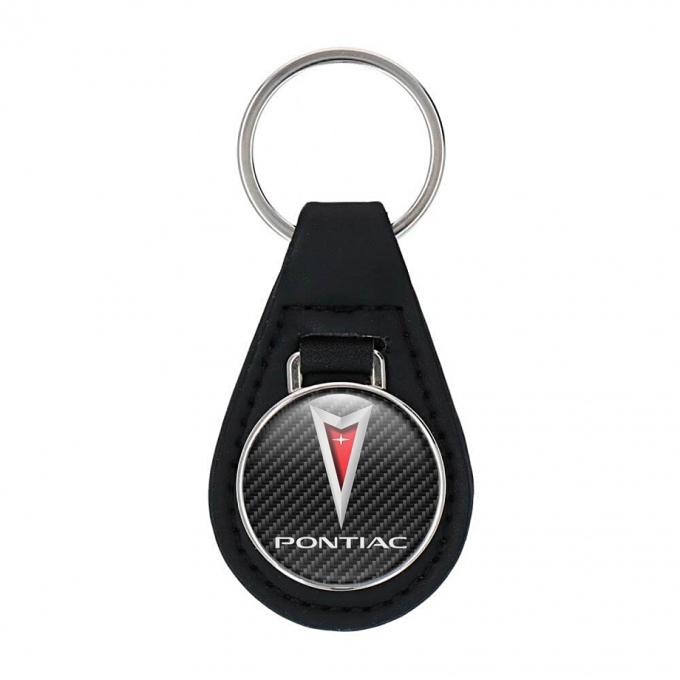 Pontiac Keyring Holder Leather Dark Carbon Color Edition