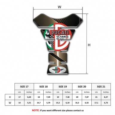 Ducati Tank Guard Pads Bronze Style 