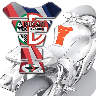 Ducati Tank Guard Pads Multicolored Patterns Version 