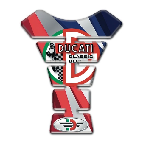 Ducati Tank Guard Pads Multicolored Patterns Version 