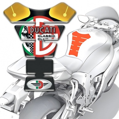 Ducati Tank Protector Classic Club Style Premium Quality Model 