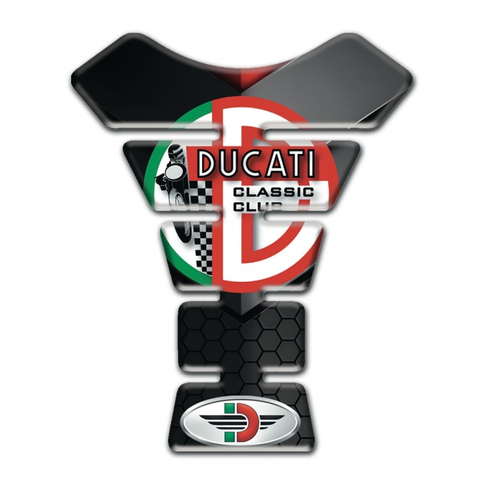 Ducati Tank Pad Protector High End Classic Club Style 