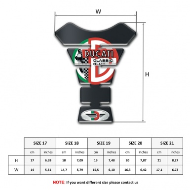 Ducati Tank Guard Pads Graphite Effect Version 