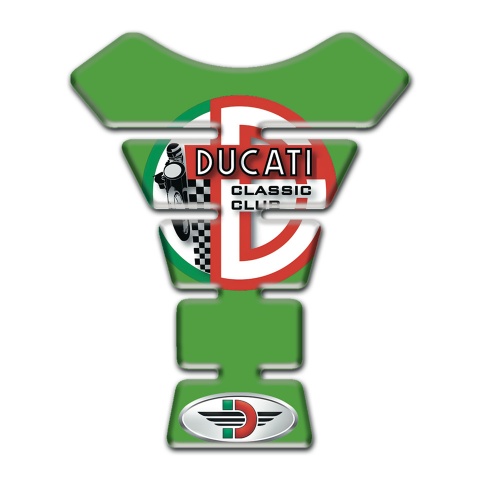 Ducati Tank Protector Green Base Print 