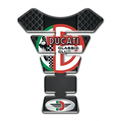 Ducati Tank Fuse Dark Mesh base Classic Club Style 