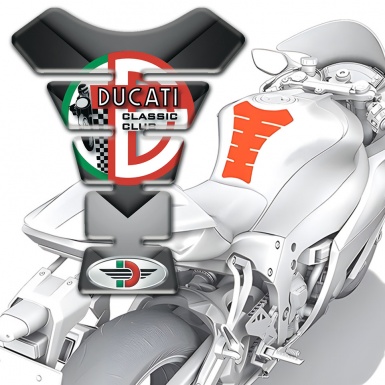 Ducati  Tank Pad Protector Gray Nuance Edition 