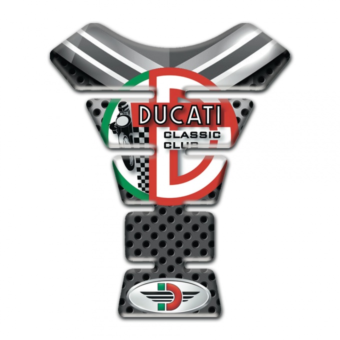 Ducati Tank Protector Anti Slip Sticker Classic Club Type