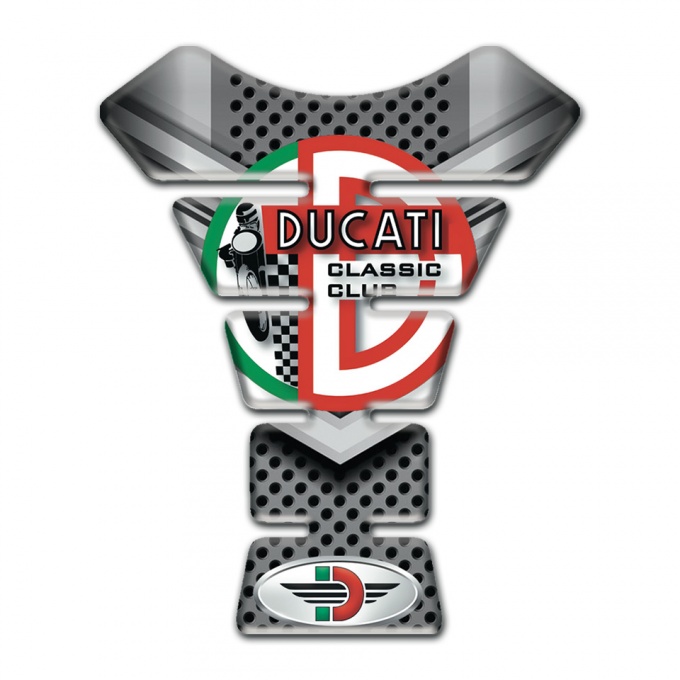 Ducati Tank Pad Protector Motorcycle Classic Club Style 