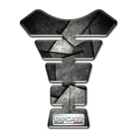 Ducati Tank Pad Protector Mixed Gray Black Edition 