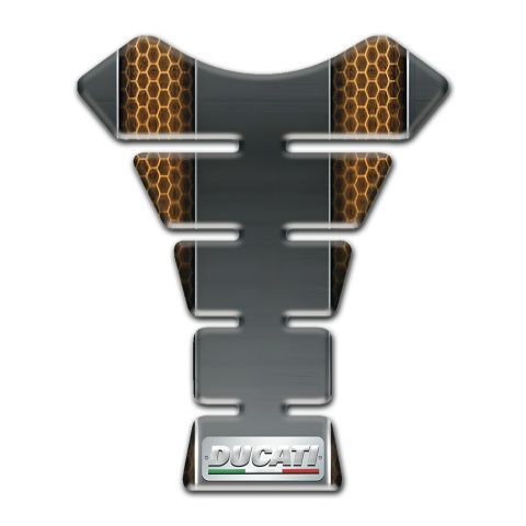Ducati Tank Pad Motorbike Copper Honeycomb Motive Edition 