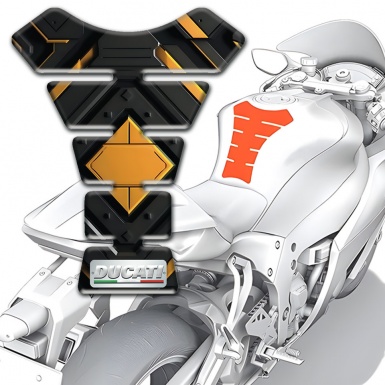 Ducati Tank Protector Yellow Central Rhombus edition 