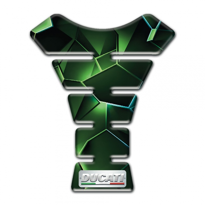Ducati Tank Guard Pads Green Diamond Edition 