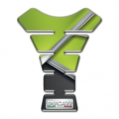 Ducati Tank Pad Protector Version with Green Black Design 