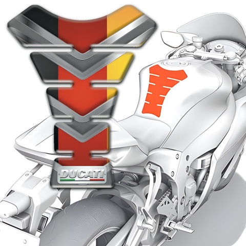 Ducati Tank Protector Motorcycle Multicolored Variant