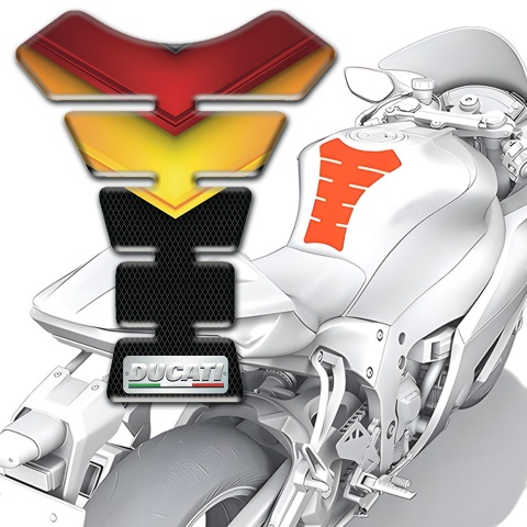 Ducati Tank Fuse Fire Colors Edition 