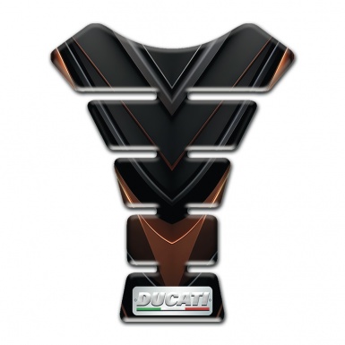 Ducati Tank Protector Black Brown Decoration Edition 