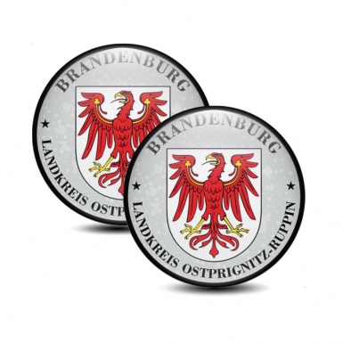 Aufkleber Ostprignitz Ruppin Brandenburg Stadt Platte