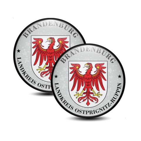 Aufkleber Ostprignitz Ruppin Brandenburg Stadt Platte
