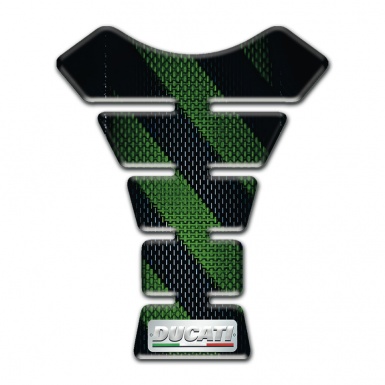 Ducati  Tank Protector Black Green Pattern Variant 
