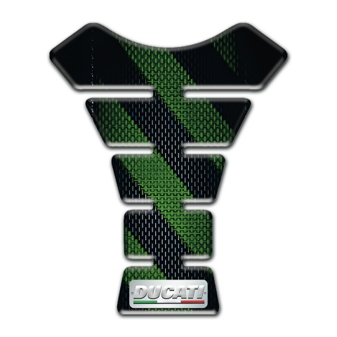 Ducati  Tank Protector Black Green Pattern Variant 