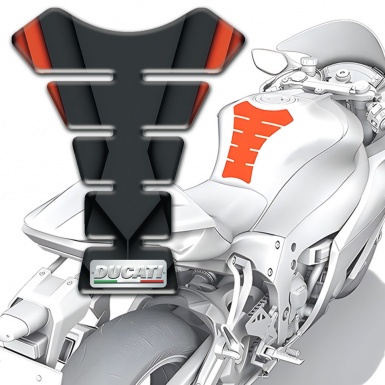 Ducati Tank Pad Protector Motorcycle Silicone Sticker 