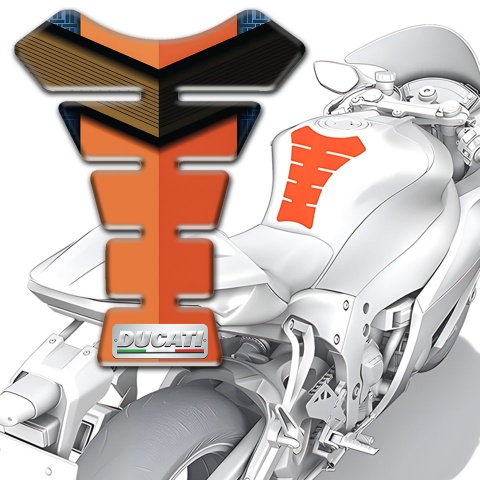 Ducati Tank Fuse Orange Nuance variant 