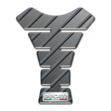 Ducati Tank Protector Gray Diagonal patterns type 