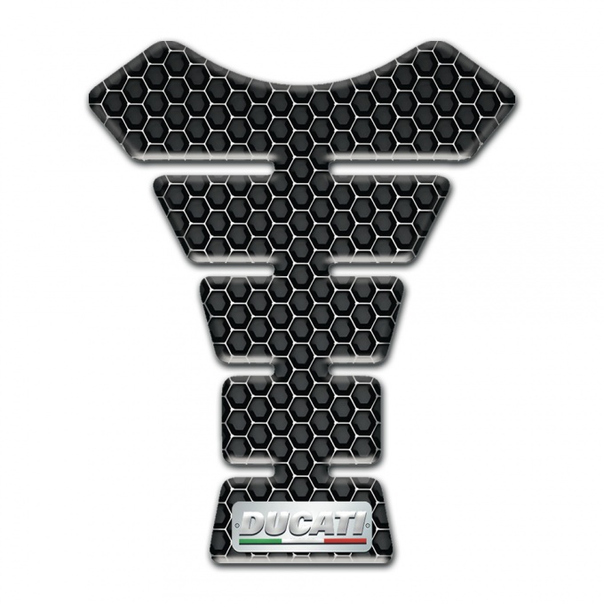 Ducati Tank Pad Motorbike Design Perforated Steel Variant 